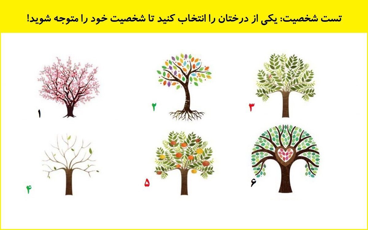 تست شخصیت درختان فانتزی