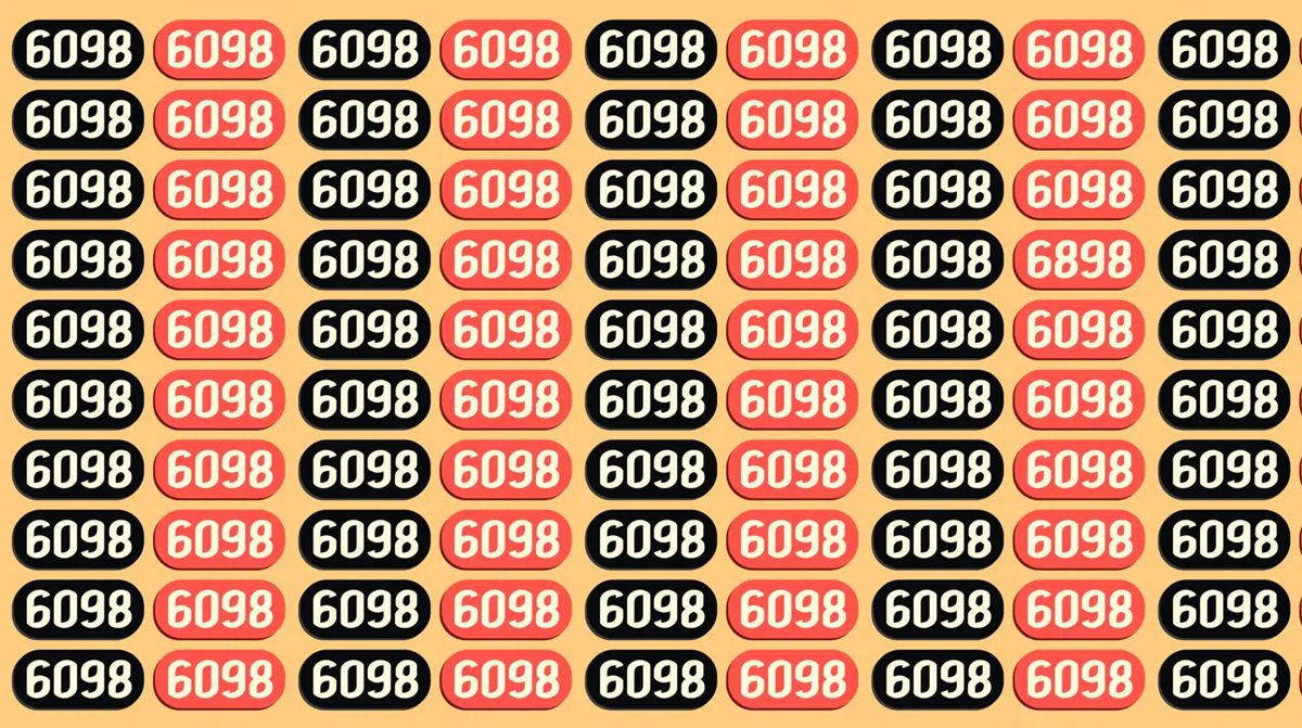 آزمون قدرت دید با عدد 6898