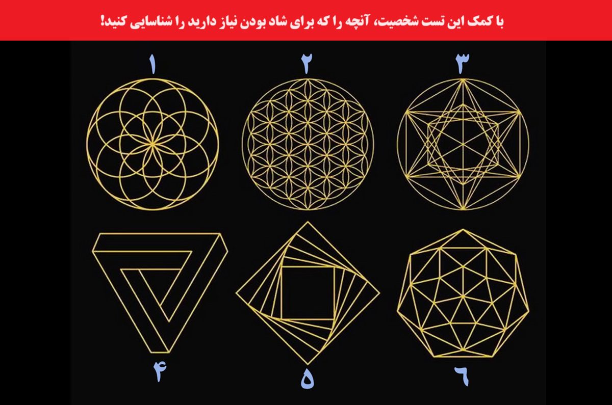 تست شخصیت با انتخاب شکل هندسی