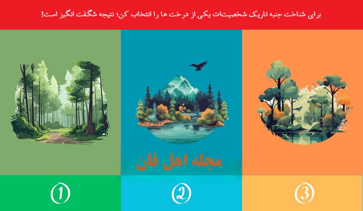 تست شخصیت با تصویر جنگل