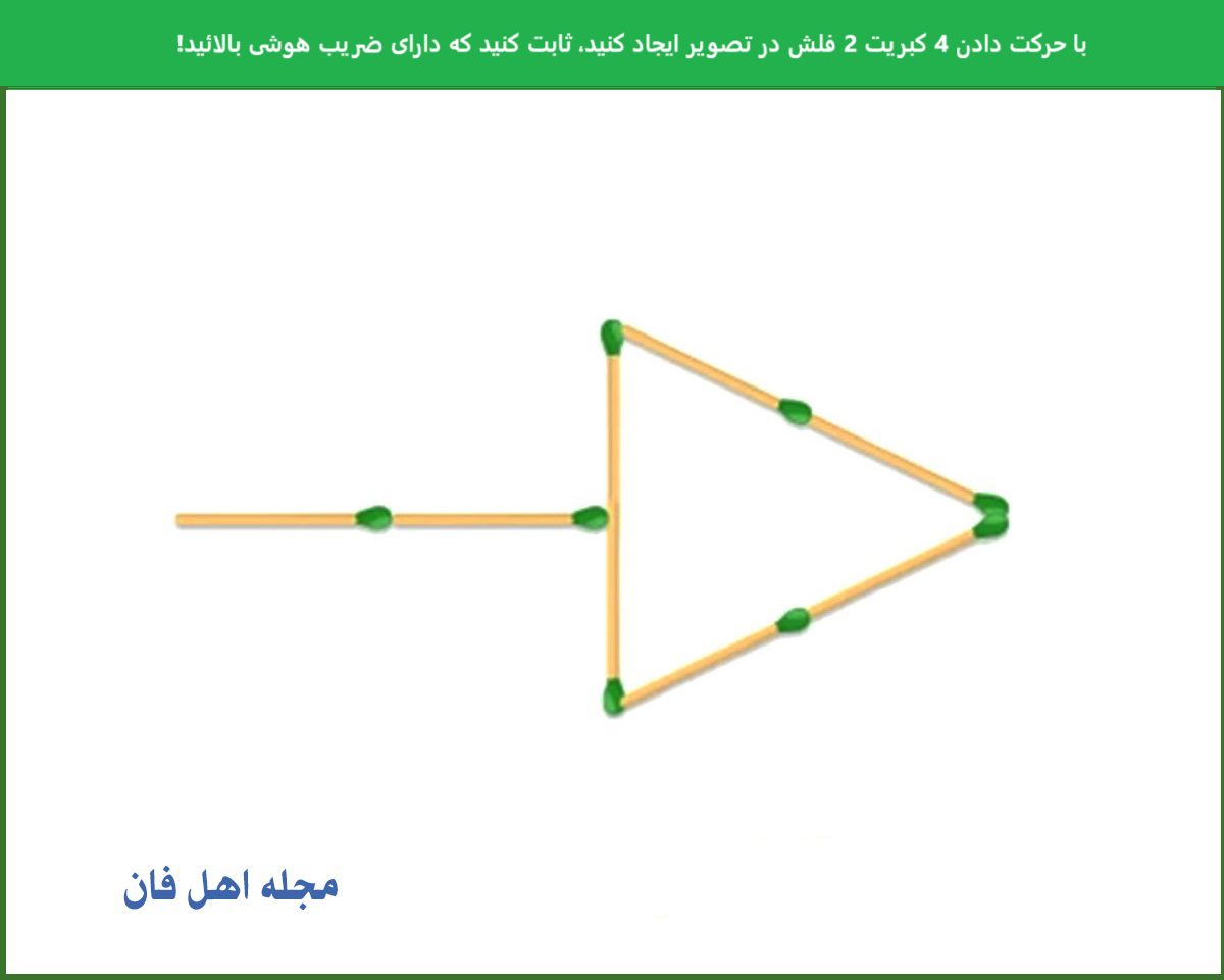 آزمون هوش با ایجاد جهت نما
