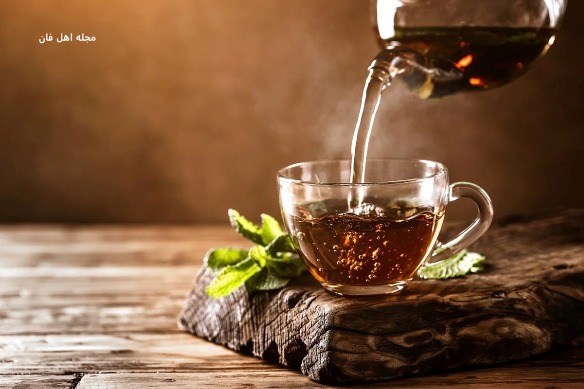 دمنوش لاغری خانگی سریع گیاهی