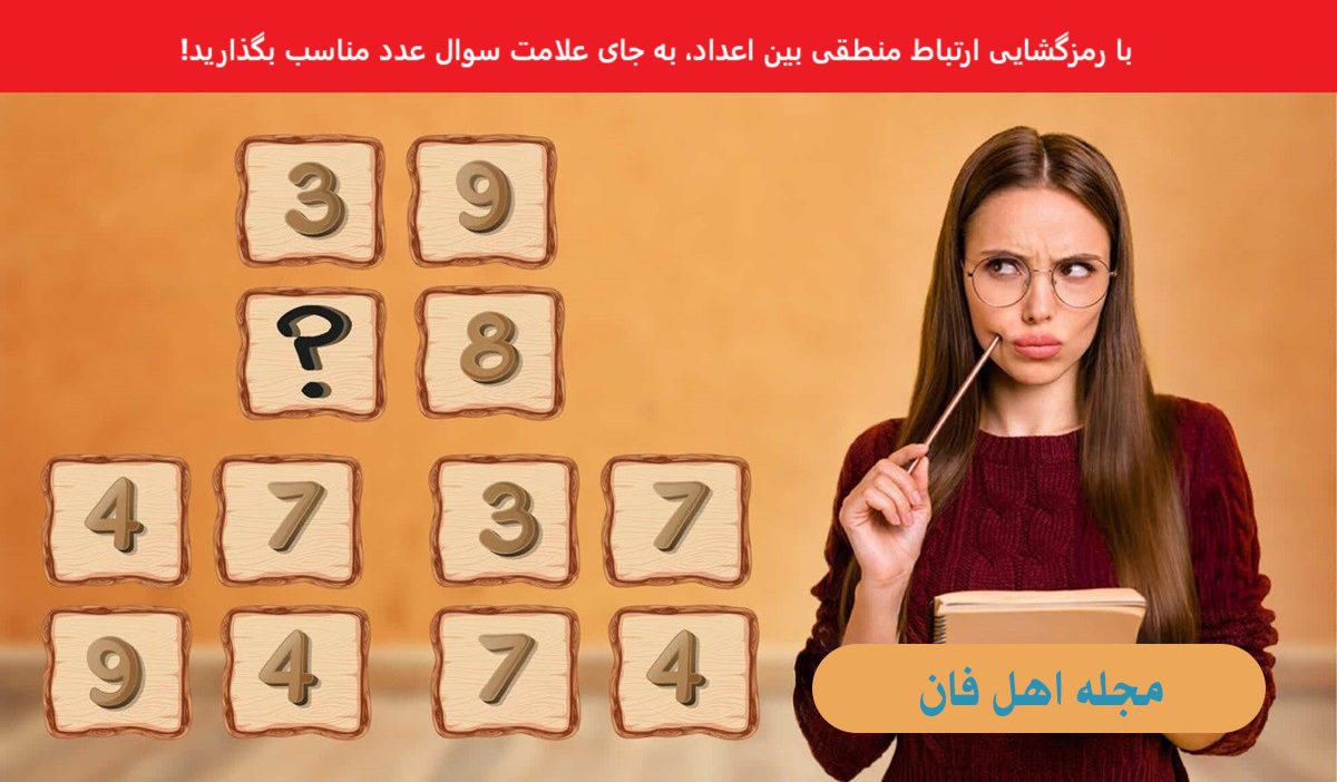 معمای ریاضی با پاسخ علامت سوال