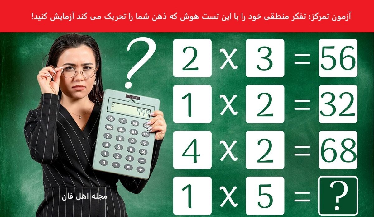 یافتن عدد صحیح در معادله ریاضی