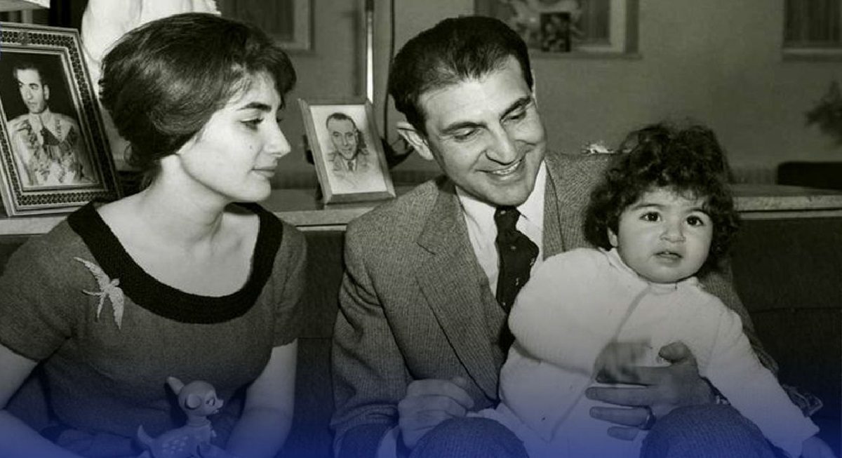 عکس دیده نشده از اردشیر زاهدی و مهناز