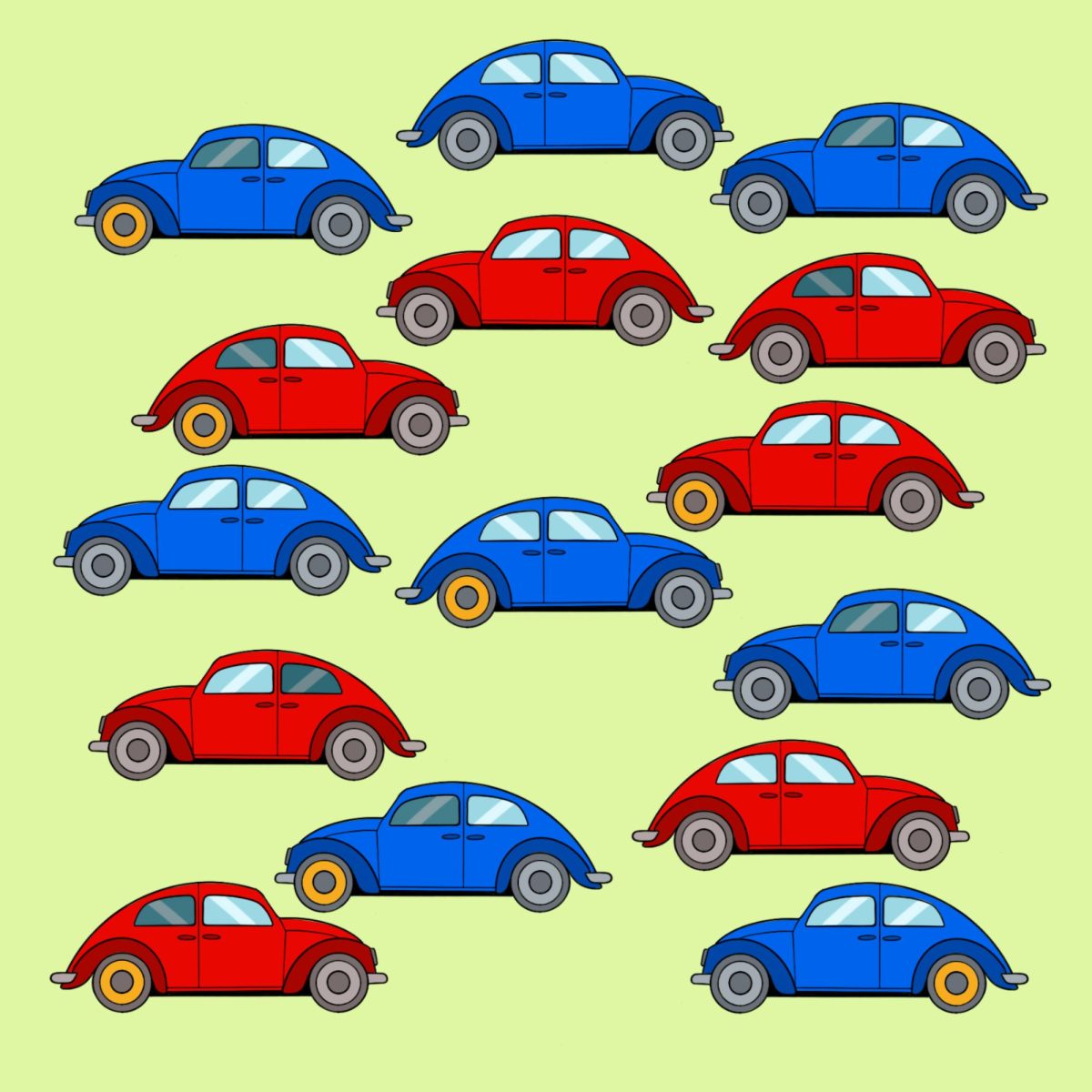 آزمون چالشی یافتن اتومبیل متفاوت تصویر اصلی