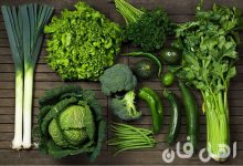 رژیم غذایی با سبزیجات سبز