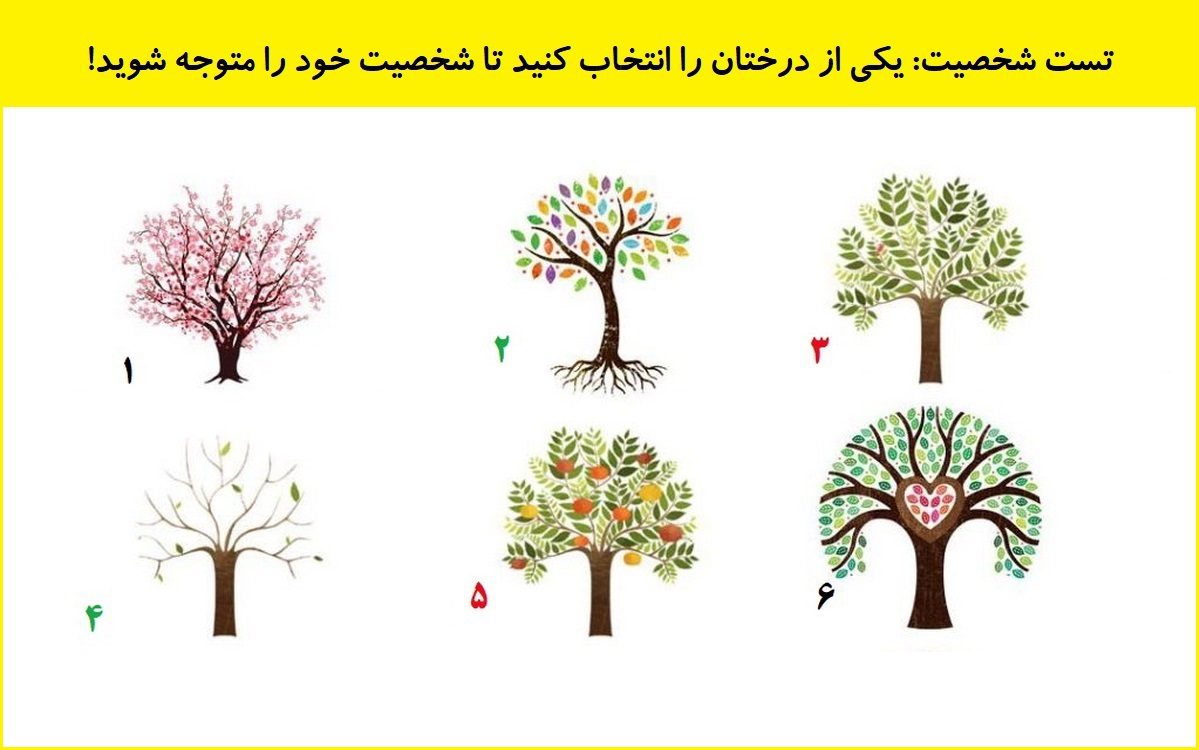 تست شخصیت درختان فانتزی