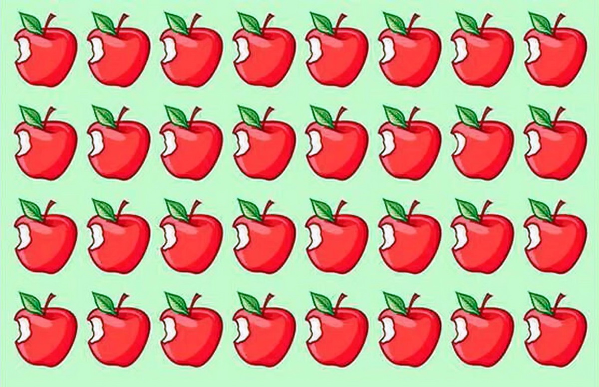 سوال تصویری شناخت سیب گاز زده متفاوت-1