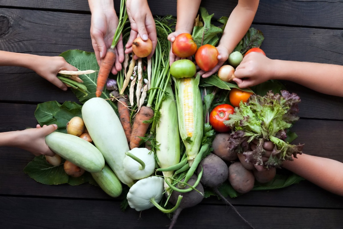 کاهش وزن در یک هفته-خوردن سبزیجات