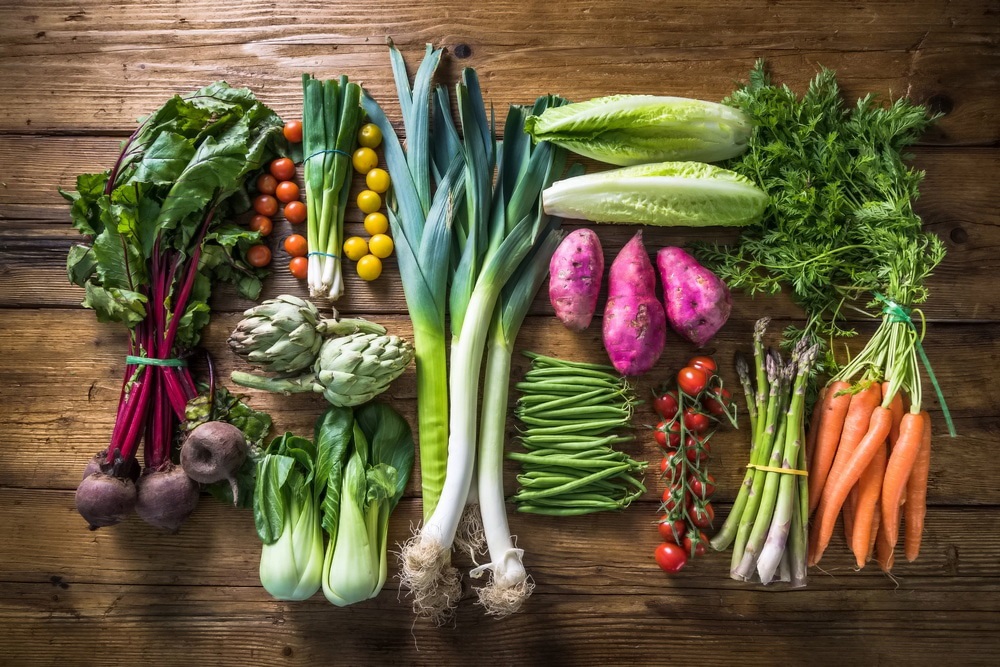 کاهش وزن در یک هفته-خوردن سبزیجات بدون موز