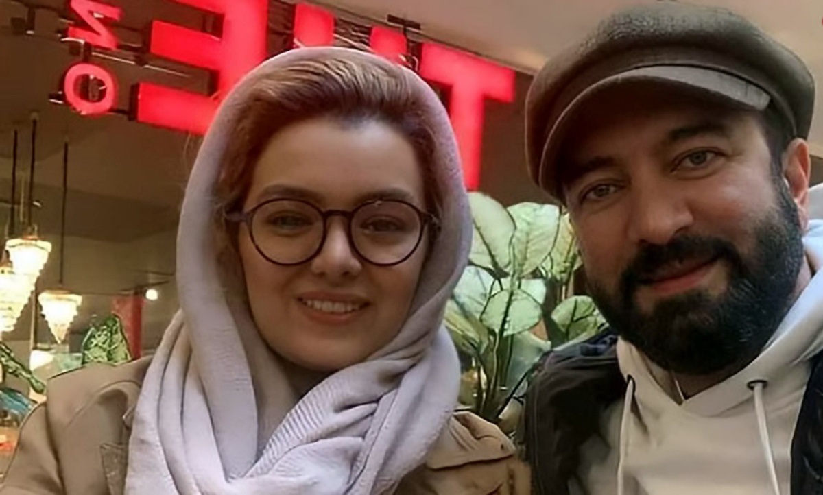 مجید صالحی بازیگر حسن کچل قطار ابدی کنار همسرش