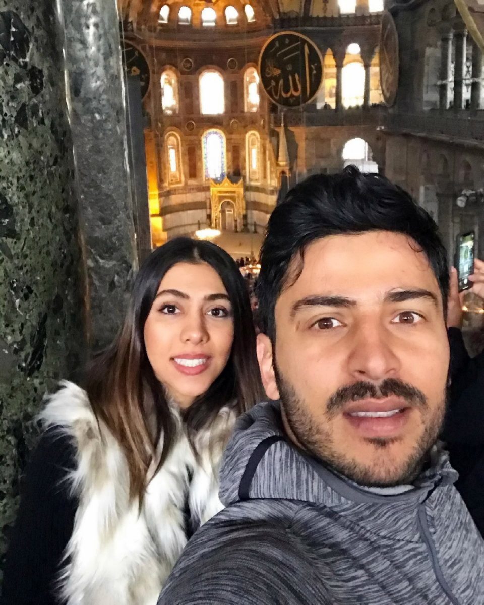 نگار عابد زاده و همسرش