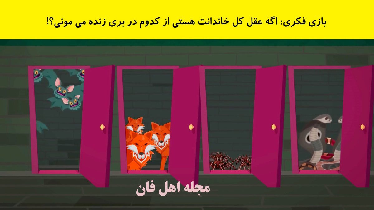 بازی فکری شناسایی در مناسب فرار