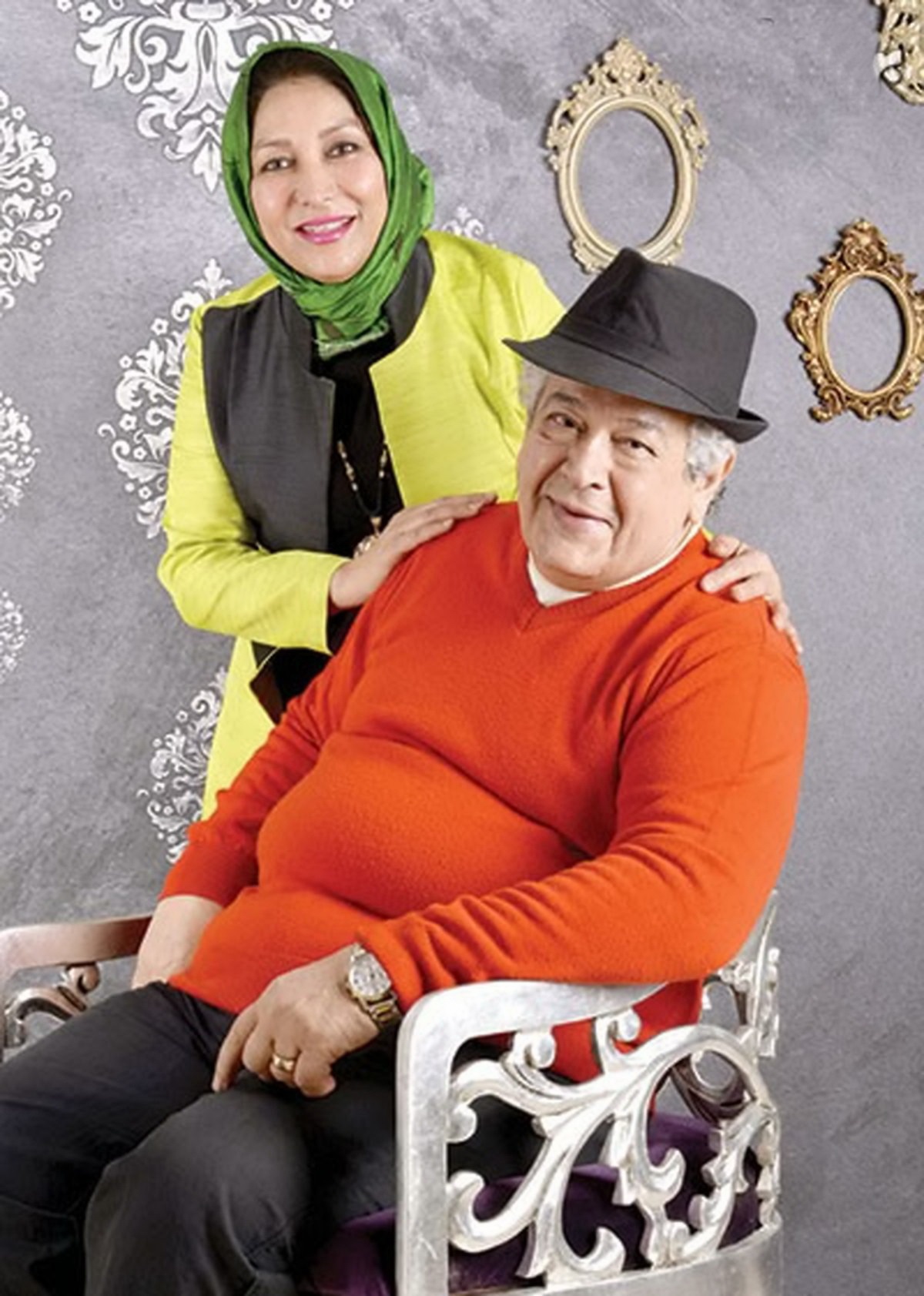رضا فیاضی و همسرش 1