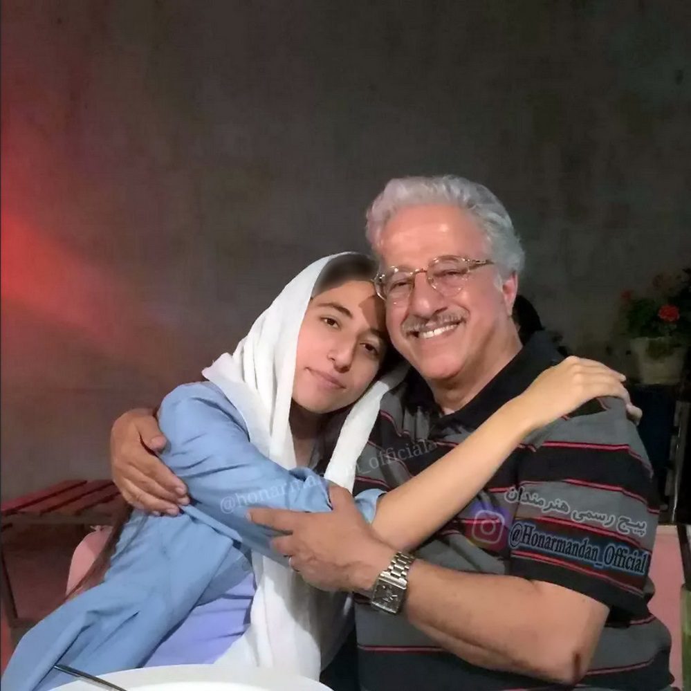 علیرضا خمسه و دخترش