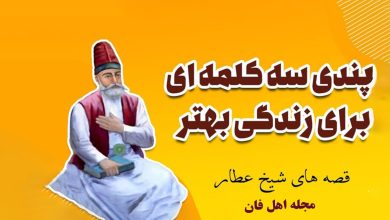 حکایت پند کلاه نمدی