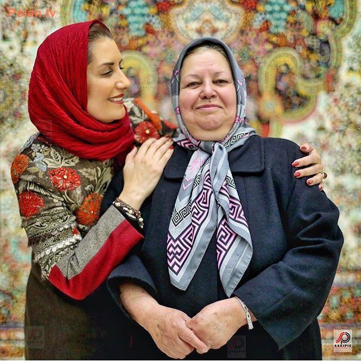 فریبا کوثری و مادرش