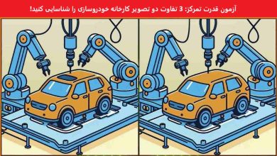 آزمون شناسایی تفاوت خودرو سازی