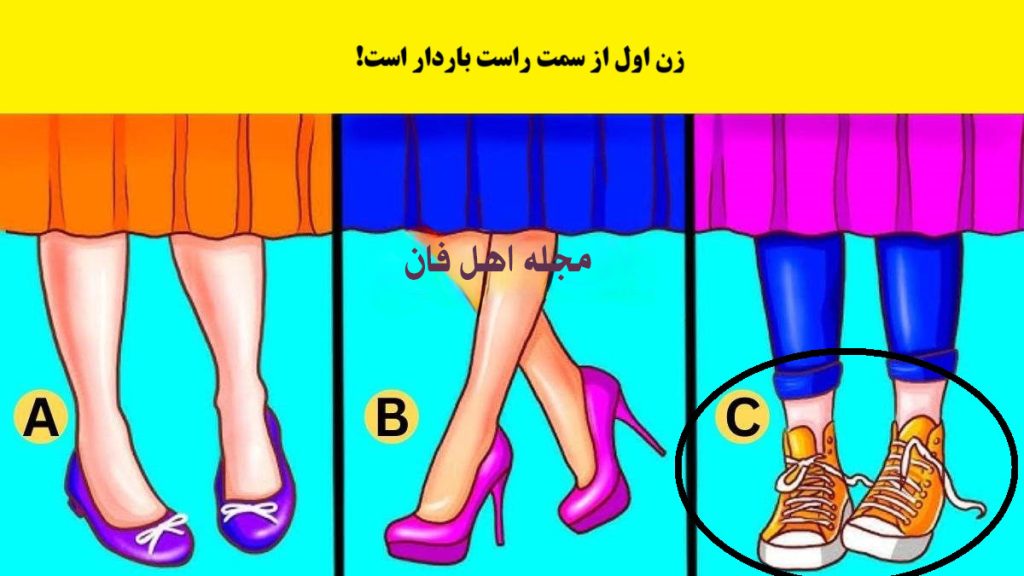 تست هوش شناسایی زن حامله-2