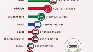 نگاهی به قدرتمندترین اقتصادهای خاورمیانه از سال ۱۹۶۱ تا ۲۰۲۴ + ویدیو