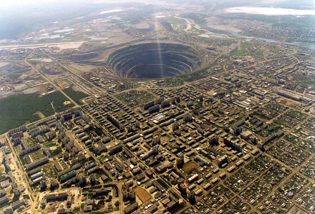 معدن الماس در سیبری (عکس)