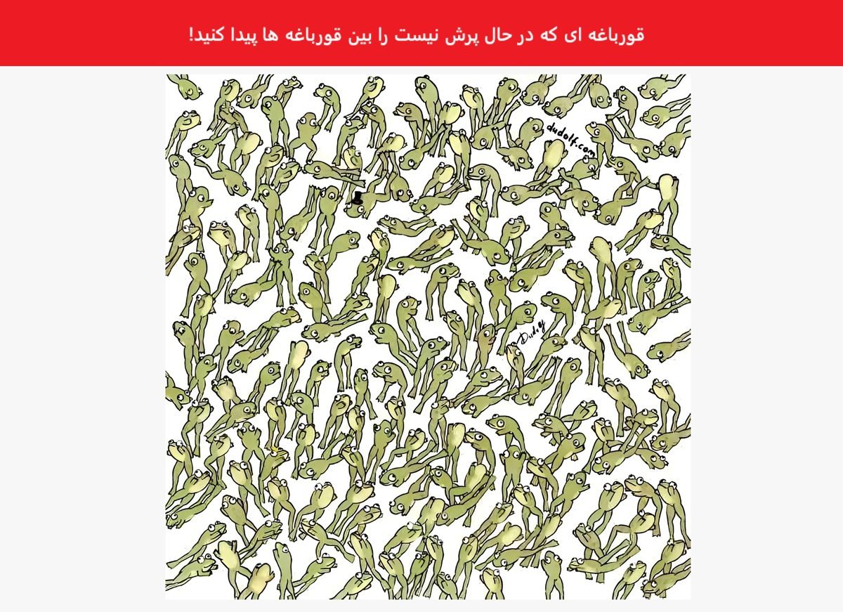 آزمون شناسایی قورباغه متفاوت