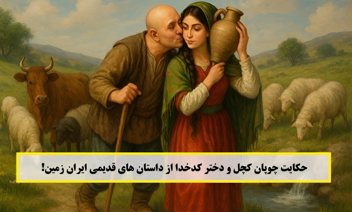 حکایت چوپان کچل و دختر کدخدا