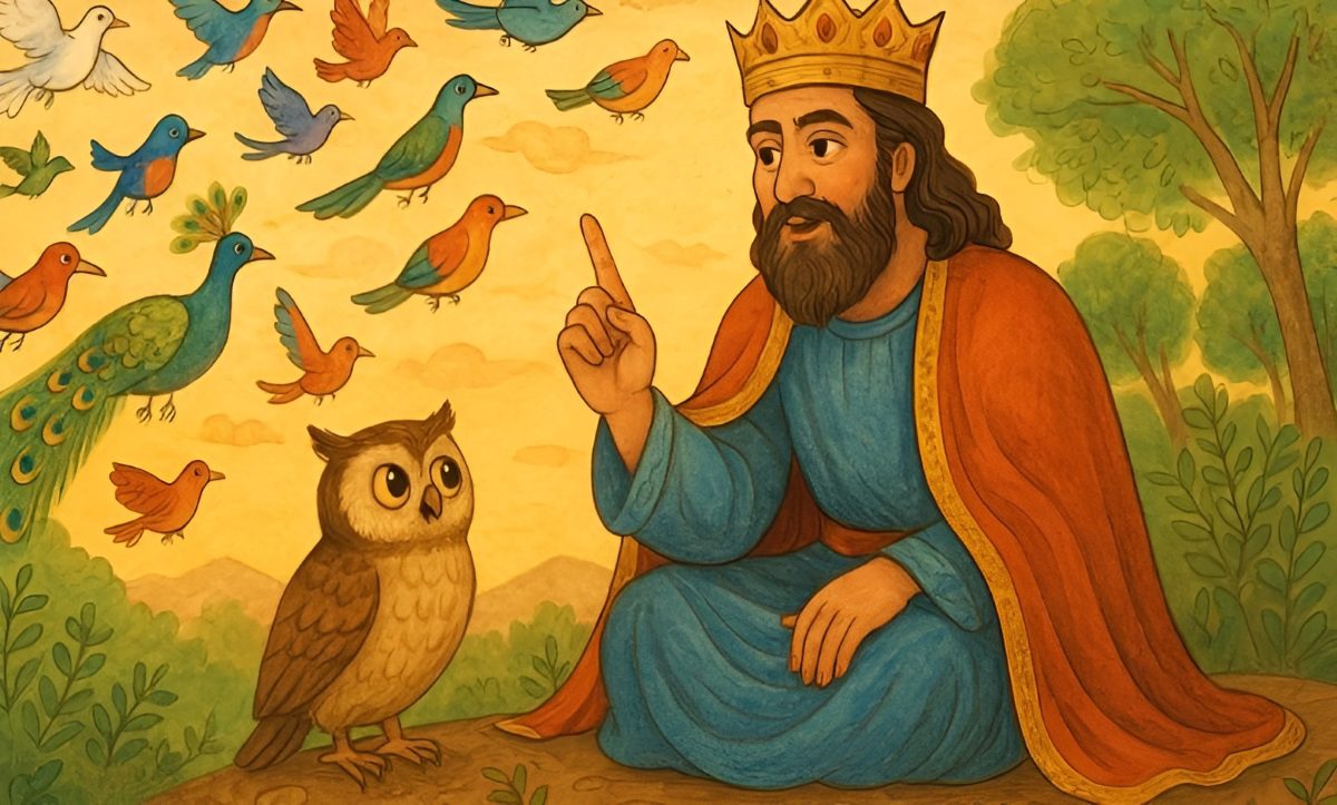 داستان حضرت سلیمان و جغد
