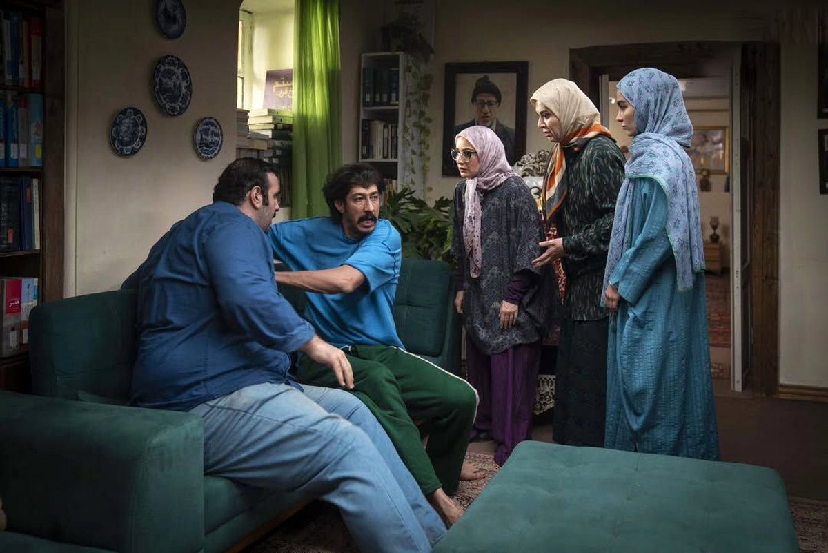 تصویری از ریما رامین فر و بهرام افشاری در پشت صحنه پایتخت ۷