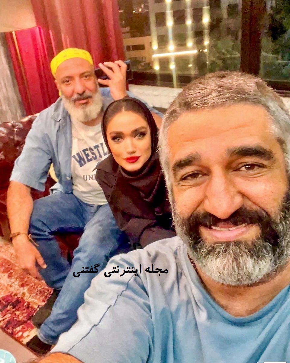 فرزانه قاسم زاده در پشت صحنه دایناسور 1