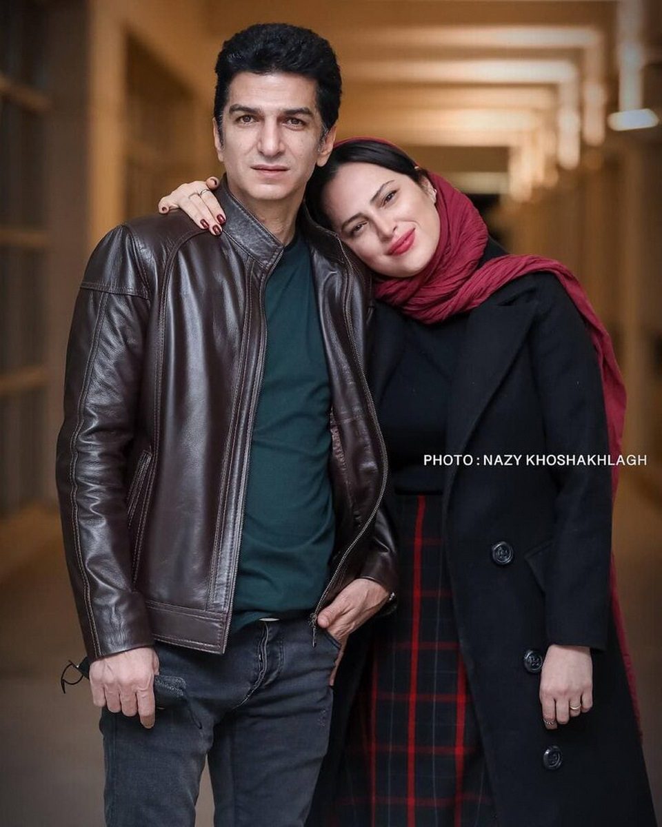 مهدی صباغی و همسرش 1