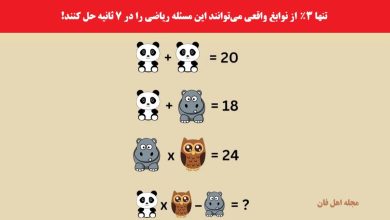 سوال ریاضی با حاصل عبارت آخر